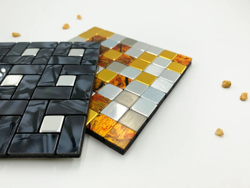 DIY Metal Tiles (Peel & stick tile)
