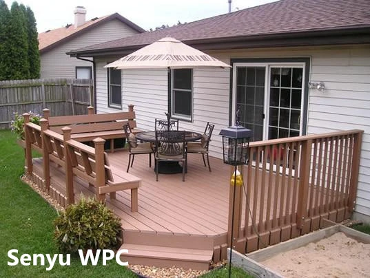 Outdoor Wood Plastic Composite WPC Fencing Railing