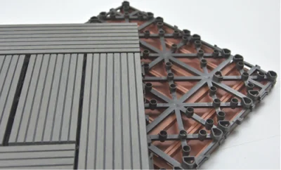 3D 목재-플라스틱 복합 곡물 공압출 캡을 갖춘 최고의 WPC 바닥재