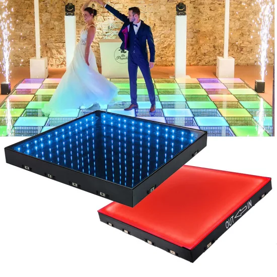 결혼식 사건을 위한 무선 자석 디스코 DJ 당 50*50cm 3D 거울 LED 댄스 플로어